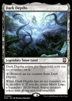 Dark Depths 334 Mythic Commander: Modern Horizons 3 Magic: The Gathering NM - Image 1