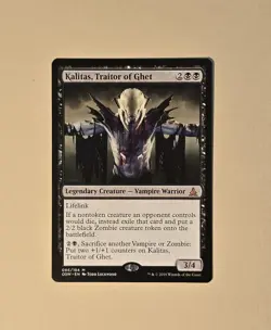 MTG Kalitas, Traitor of Ghet NM - Oath of the Gatewatch - Fast FREE Shipping! - Image 1