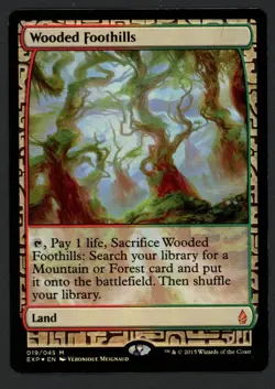 ***FOIL Wooded Foothills Expedition*** MTG Promo Magic Kid Icarus - Image 1