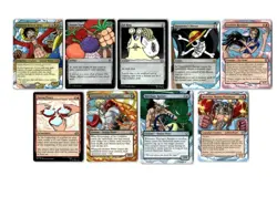 MTG Alter - One Piece - 9 card lot - Hand Painted - Image 1