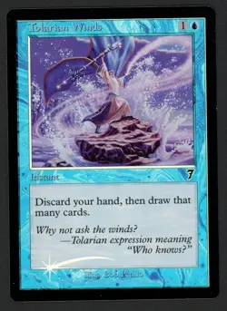 ***FOIL Tolarian Winds*** MTG 7th Edition Magic Kid Icarus - Image 1