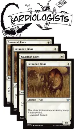 Savannah Lions x4 | Magic the Gathering MTG | Foundations | NM - Image 1