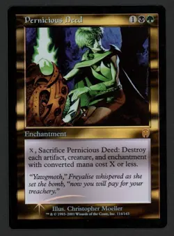 ***FOIL Pernicious Deed*** MTG Apocalypse Magic Kid Icarus - Image 1