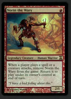 ***FOIL Norin the Wary*** MTG Time Spiral Magic Kid Icarus - Image 1