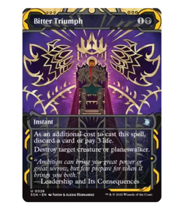 Bitter Triumph Secrets of Strixhaven MTG - Image 1
