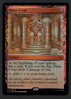 ***FOIL Mana Crypt Masterpiece*** MTG Promo Magic Kid Icarus - Image 1