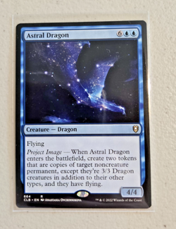 MTG Astral Dragon Commander Legends: Battle for Baldur's Gate Rare Near Mint - Image 1