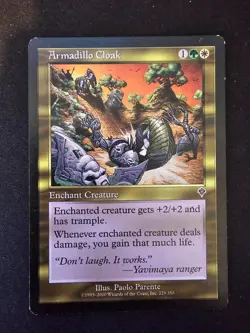 Armadillo Cloak 229/350 - Invasion - Magic: The Gathering - (LP) - Image 1