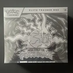 Pokemon Mega Evolution Pitch Black Elite Trainer Box Factory Sealed - Image 1