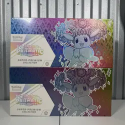 Pokemon TCG Prismatic Evolutions Super Premium Collection LOT OF 2 SEALED! - Image 1