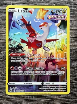 Latias GG20/GG70 Crown Zenith Galarian Gallery NM Pokemon TCG - Image 1