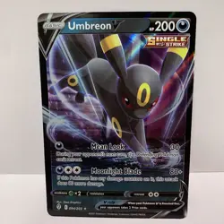 Pokemon TCG Umbreon V Ultra Rare Foil Evolving Skies Single Strike 094/203 EN - Image 1