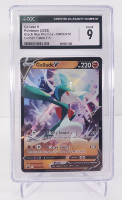 Gallade V SWSH258 CGC 9 Mint Sword & Shield Black Star Promo Holofoil Pokemon - Image 1
