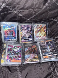 50 Pokemon Card Lot - 2 EX V VMAX IR Ultra Rare + 3 Double Rare + 5 Holo Bundle - Image 4