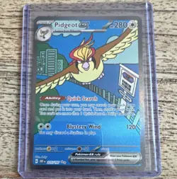 Pokemon Pidgeot ex 225/197 Sv03 Obsidian Flames SIR Holo 280 HP ENG - Image 1