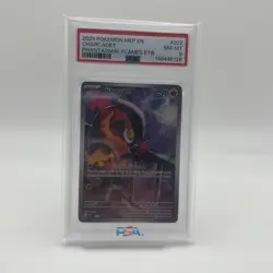 2025 Pokemon MEP EN Charcadet #022 (Phantasmal Flames ETB Promo) PSA 8 - Image 1
