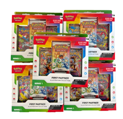 Pokemon First Partner Illustration Collection Series 1 Lot of 5 New Sealed - Image 1