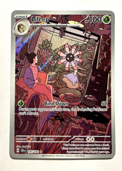Pokemon Stellar Crown - LILEEP - ILLUSTRATION RARE - 145/142 - NM/M - Image 1
