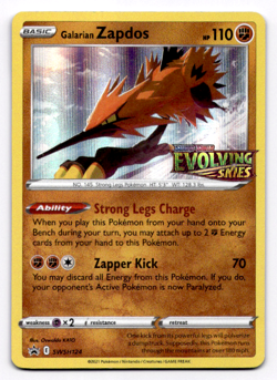 Galarian Zapdos - (Prerelease) SWSH: Sword & Shield Promo Cards - Pokemon NM SW - Image 1