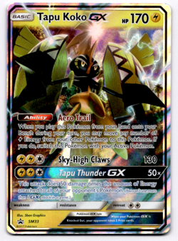 Tapu Koko GX - SM Promos - Pokemon NM SM33 - Image 1
