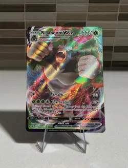 Pokemon TCG Pokemon Rillaboom VMAX Ultra Rare Holo - Image 1