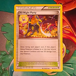 Pokemon TCG All-Night Party 96/122 BREAKpoint 2016 Trainer Stadium Uncommon - Image 1