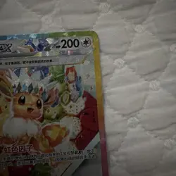 Pokemon TCG Chinese Terastal Gathering Eevee ex CSV9.5C-245/208 SAR Holo NM - Image 3