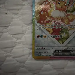 Pokemon TCG Chinese Terastal Gathering Eevee ex CSV9.5C-245/208 SAR Holo NM - Image 4