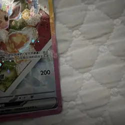 Pokemon TCG Chinese Terastal Gathering Eevee ex CSV9.5C-245/208 SAR Holo NM - Image 5