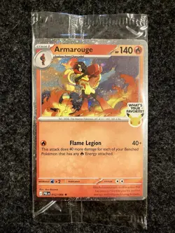 Armarouge (What's Your Favorite Stamp) #012/084 Best Buy Promo Pokemon TCG - Image 1