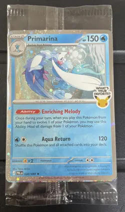 Pokemon Primarina 020/084 Pitch Black Promo Sealed Barnes And Noble Sealed - Image 1