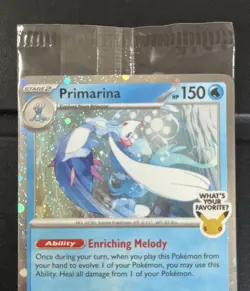 Pokemon Primarina 020/084 Pitch Black Promo Sealed Barnes And Noble Sealed - Image 3