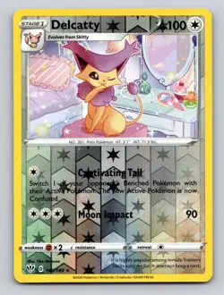 Delcatty 142/189 Rare Darkness Ablaze Pokemon Reverse Holo NM - Image 1