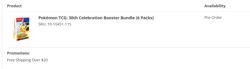 PRESALE Pokemon TCG 30th Anniversary Booster Bundle - Confirmed Preorder - Image 2