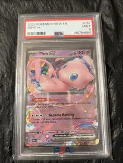 Pokemon Mew ex 151/165 Sv: Scarlet & Violet 151 Holo PSA 9 - Image 1