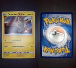 Detective Pikachu - SM190 Holo Promo Sun & Moon Promo Pokemon Lightly Played - Image 1