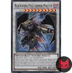 Yugioh Blackwing Full Armor Master LED3-EN023 Ultra Rare 1st Edition NM - Image 1