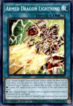 Armed Dragon Lightning MP22-EN031 2022 Tin of the Pharaoh's Gods Yu-Gi-Oh NM - Image 1