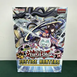 TCG 2025 Yugioh Justice Hunters 1st Edition mini Box 4-Packs Sealed New - Image 1