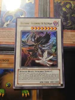 Yugioh Blackwing - Silverwind the Ascendant 1st Edition Ultra Rare SOVR-EN041 - Image 1