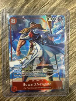 Edward Newgate (SR) ALT ART OP16-003 One Piece TCG The Time Of Battle NM - Image 1
