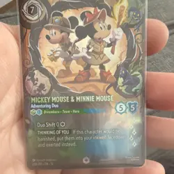 Ravensburger Lorcana Mickey & Minnie Adventuring Duo 238/207 Enchanted Foil - Image 3