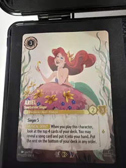 Disney Lorcana Ariel Spectacular Singer 1/CC1 Heroine Curator Collection Promo - Image 4