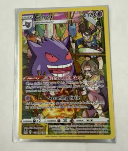 Pokemon Gengar Ultra Rare TG06/TG30 Lost Origin Trainer Gallery Holo 120HP NM - Image 1