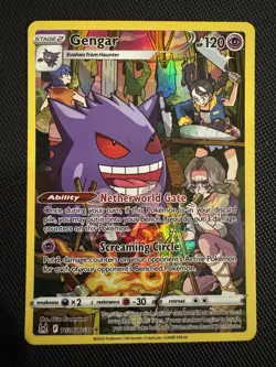 Pokemon Gengar TG06/TG30 NM Full Art Ultra Rare Lost Origin Trainer Gallery - Image 1