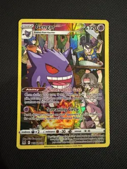 Pokemon Gengar TG06/TG30 NM Full Art Ultra Rare Lost Origin Trainer Gallery - Image 2
