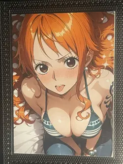 Nami One Piece Anime Collectible Trading Card - Image 1