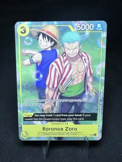 Roronoa Zoro (Learn Together Deck Set - Set Sail Event) OP10-113 Promotion card - Image 1