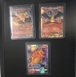 Pokemon TCG Charizard Holo Promo Card Lot - 3 Charizard-EX Charizard GX READ! - Image 1