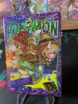 🔥Non-TCG Baby Eif 3.0 PR No.007 Caterpie Weedle Wrumple Pokemon Card🔥 - Image 3